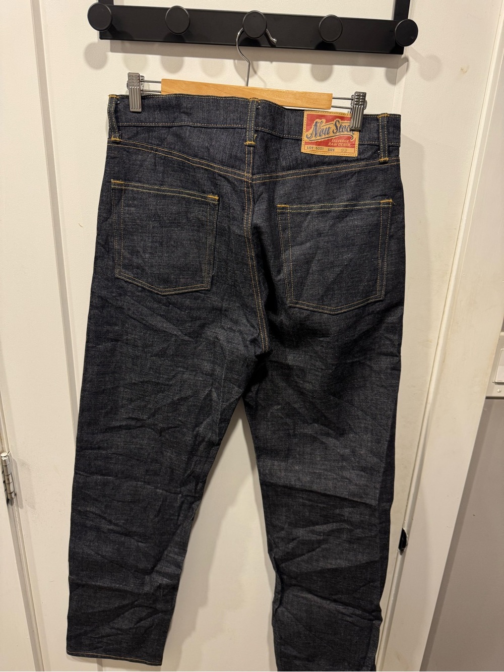 Men’s Raw Salvaged Denim Jeans (32x32)